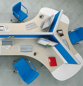 Fotografie e rendering di “space office”